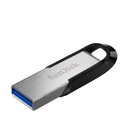 SanDisk Ultra Flair USB atmintinė 256GB, USB-A 3.0, Juoda/Sidabrinė